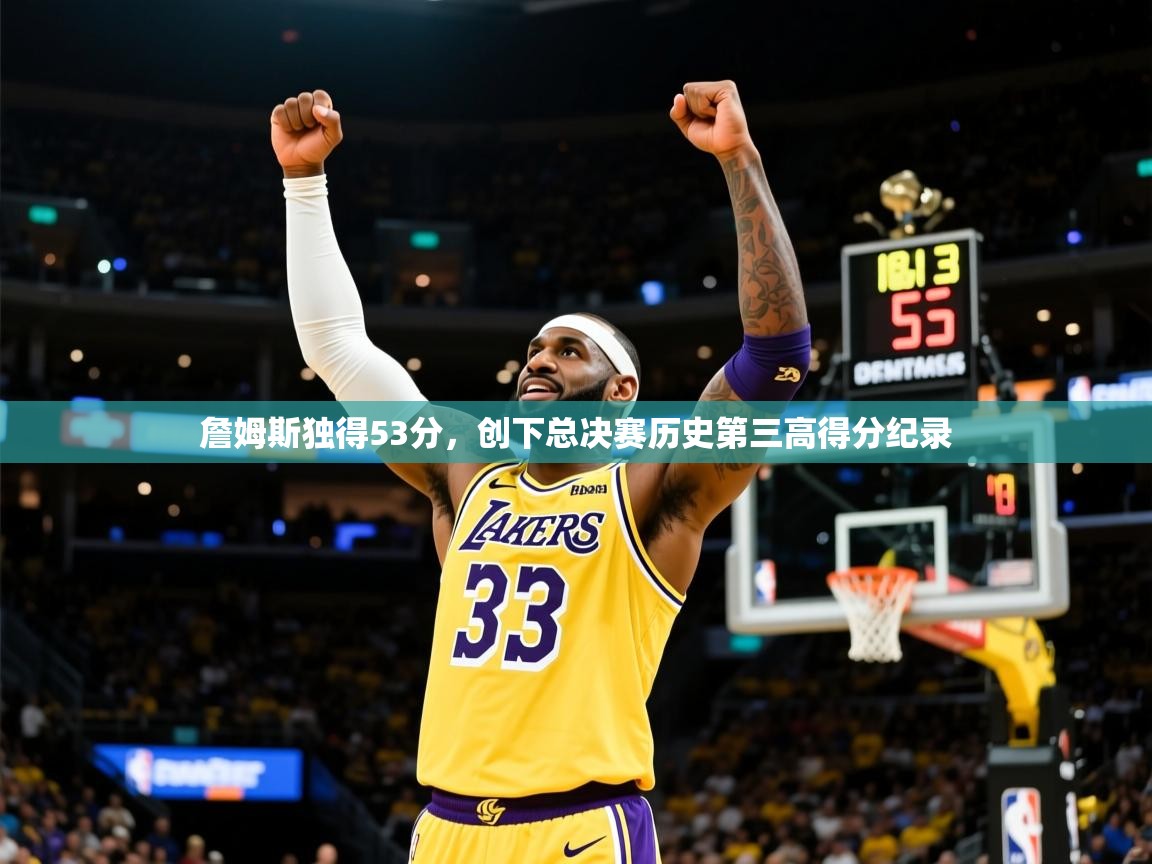 2025乐鱼体育在线詹姆斯独得53分,创下总决赛历史第三高得分纪录 第2张