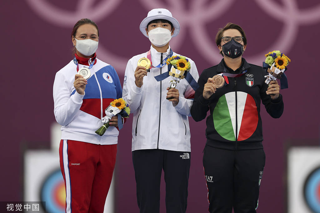韩国选手获得射箭比赛亚军
